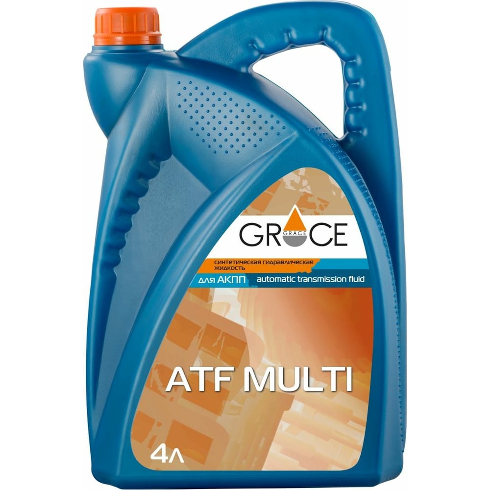 фото Масло трансмиссионное синтетическое grace atf multi 4 л