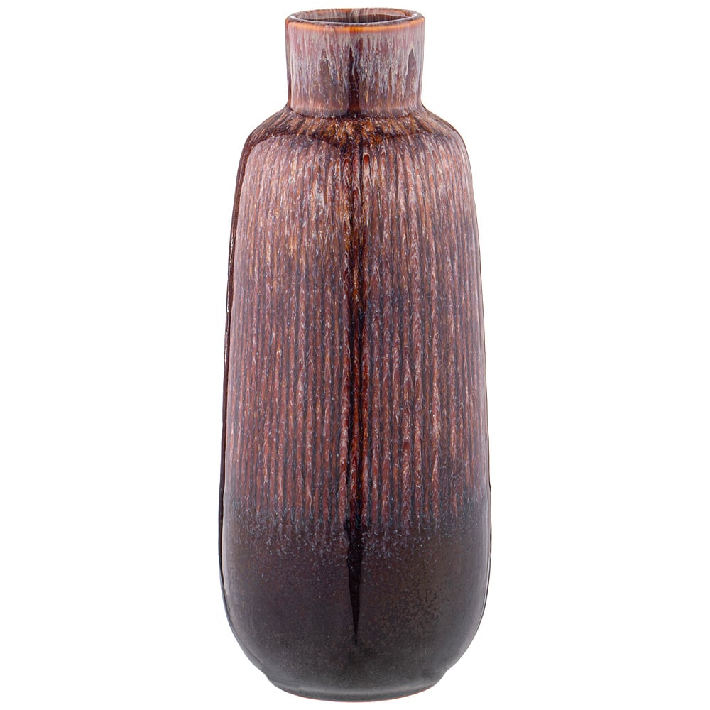 Изображение товара Декоративная ваза Lefard высота 26,5 см коричневая керамическая