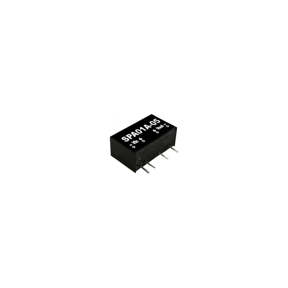 Изображение товара Преобразователь DC/DC SPA01C-05 1 Вт 5 В 0.2 А от Mean Well