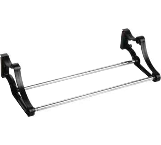 Изображение товара Подставка для обуви AKS 45x70 мм, хром/черный 22246