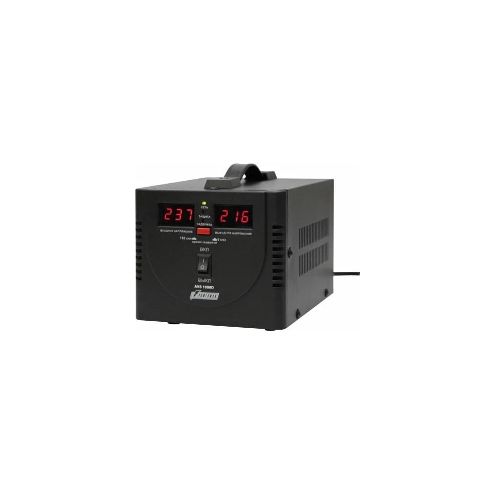 Изображение товара Стабилизатор напряжения AVS 1000 E Black Powerman 6187950