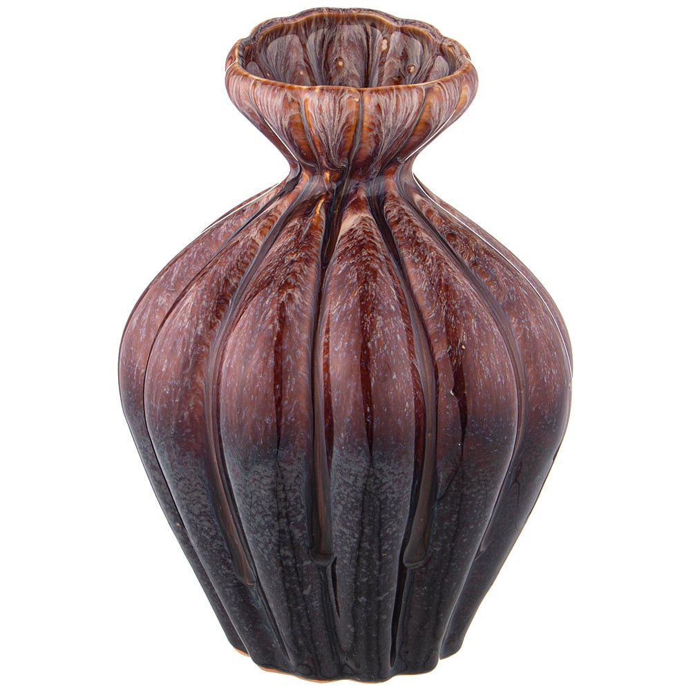 Изображение товара Декоративная ваза Lefard 25,5 см коричневая керамика