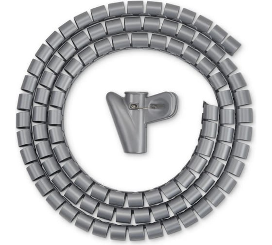 Изображение товара Кабельный органайзер BURO BHP CG155S Spiral Hose 15x1500mm, Silver 1175276