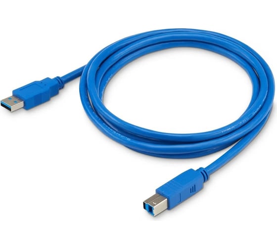 Изображение товара Кабель BURO USB A(m) USB B(m) 1.8м (USB3.0-AM/BM) синий 817271