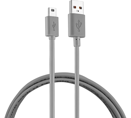 Изображение товара Кабель  BURO  BHP RET USB_MINI18 USB (m)-mini USB (m), 1.8м, серый 485553