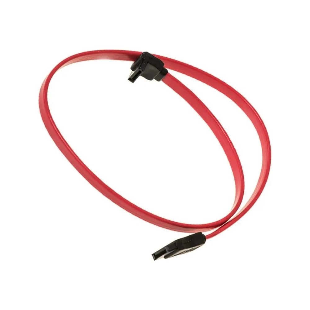 Изображение товара Кабель BURO SATA SATA угловой 0.5м красный для подключения жестких дисков