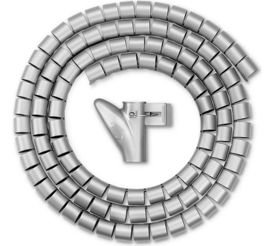 Изображение товара Кабельный органайзер BURO BHP CG22S Spiral Hose 20x2000mm, Silver 1175275