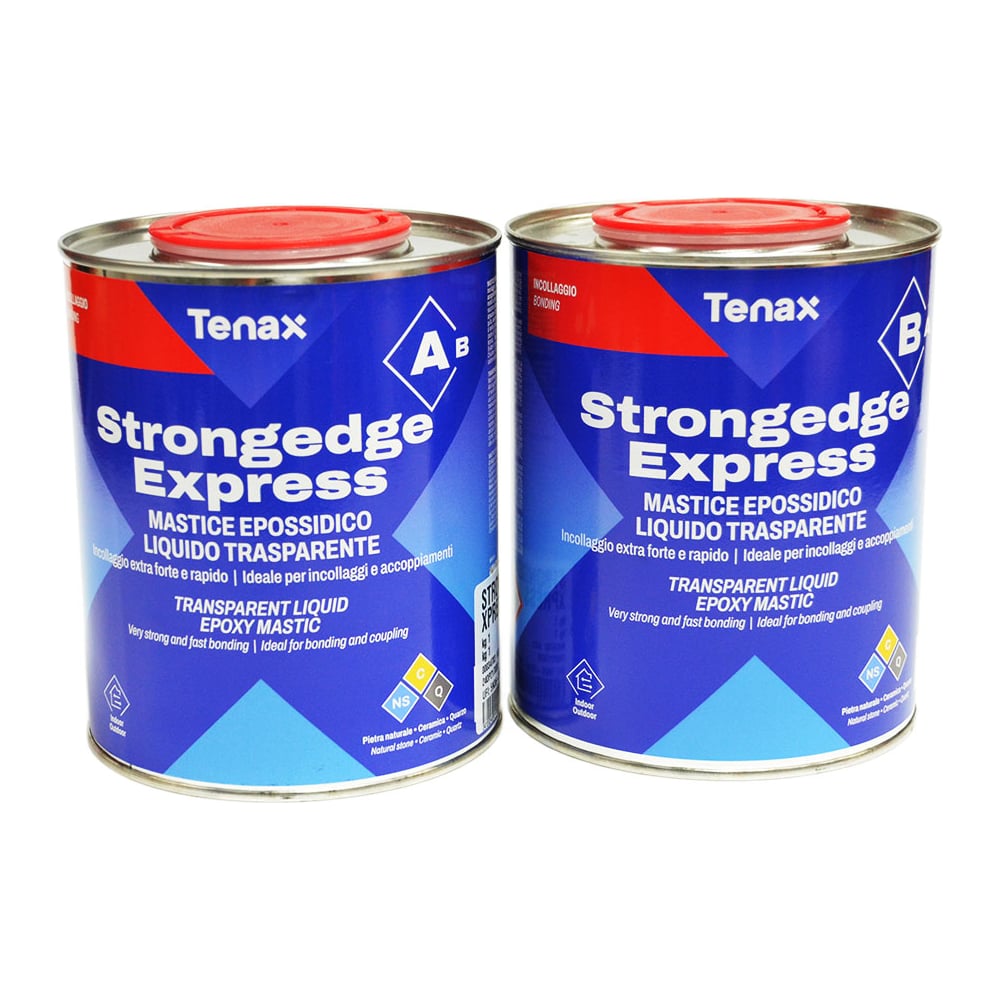 Изображение товара Эпоксидный клей Tenax Strong Edge прозрачный 1,5л реагционный водостойкий морозоустойчивый