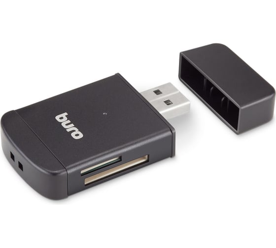 Изображение товара Устройство чтения карт памяти BURO USB2.0 BU-CR-3103 черный 1001428