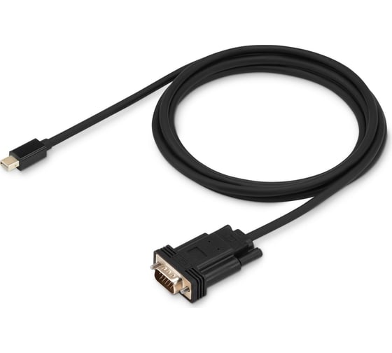 Изображение товара Кабель аудио-видео BURO 1.1v miniDisplayport (m)/VGA (m) 2 м, позолоченные контакты, черный (BHP MDPP-VGA-2) 1147221