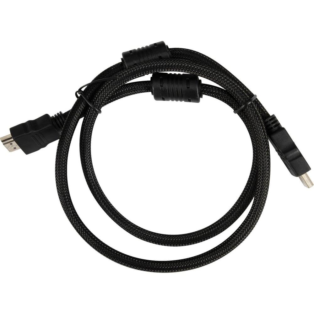Изображение товара Кабель HDMI BURO 1м версия 1.4 с позолоченными контактами черный
