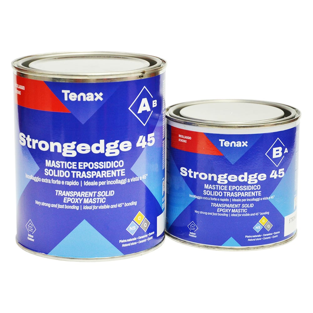 Изображение товара Эпоксидный клей Tenax Strong Edge 45 прозрачный/густой 1,0+0,5л