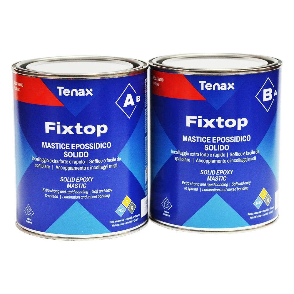 Изображение товара Эпоксидный клей Tenax FixTop бежевый/густой 1,0+1,0л 039.210.7523