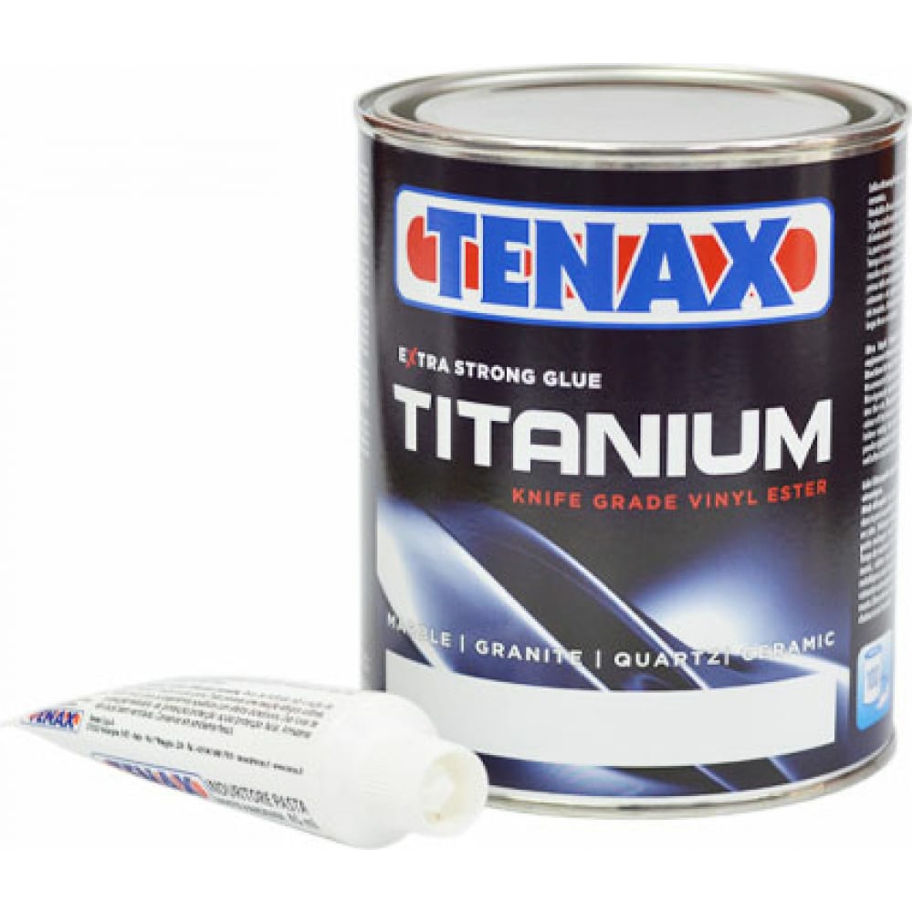фото Полиэфирный клей tenax titanium neutro прозрачный/густой 1л 039.210.5660