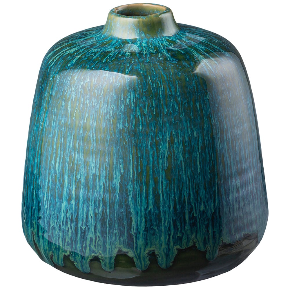 Изображение товара Декоративная ваза Lefard 15.5x15.5x16 см керамическая зеленая