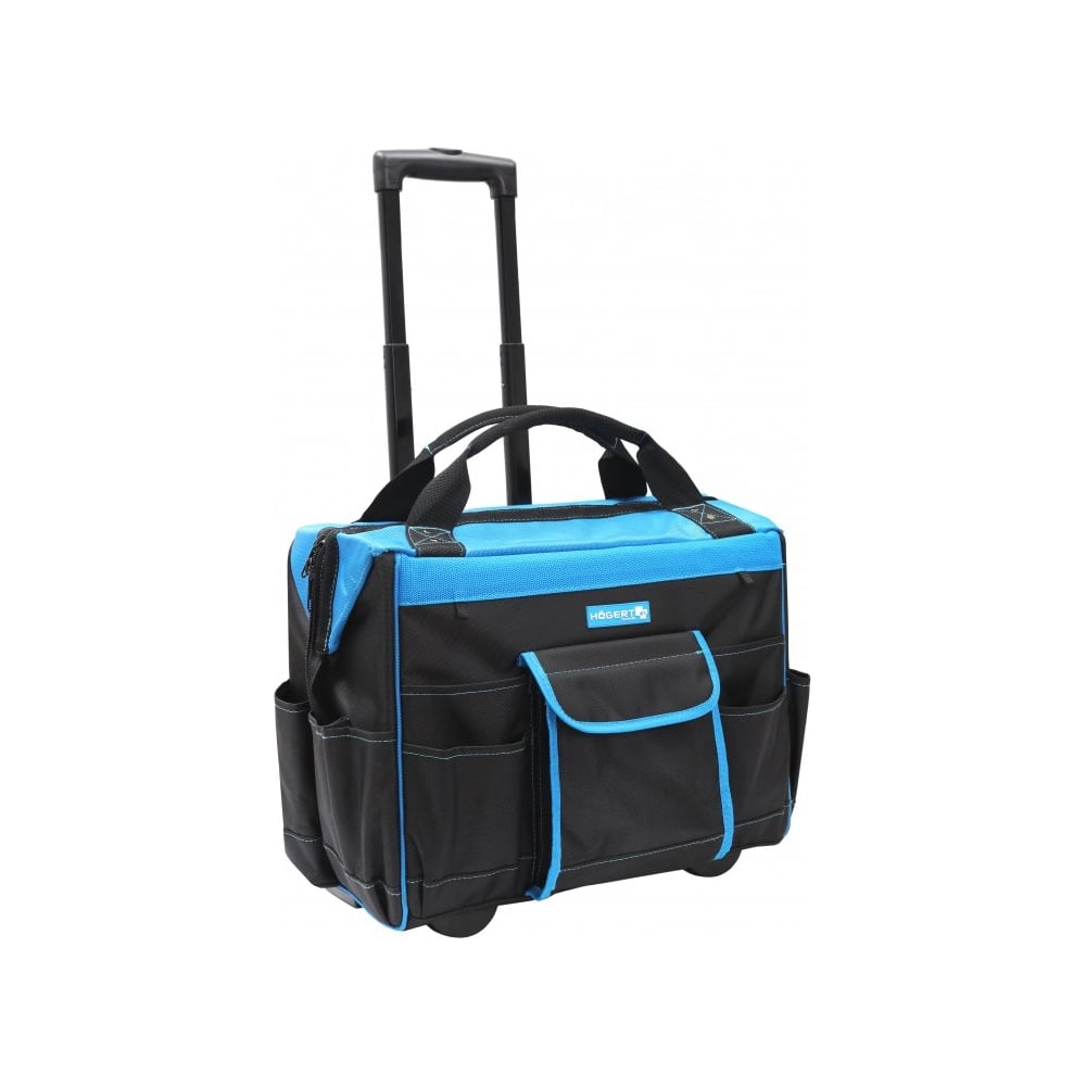 Изображение товара Монтажная сумка на колесах HOEGERT TECHNIK HT7G216 с 17 карманами и жестким каркасом