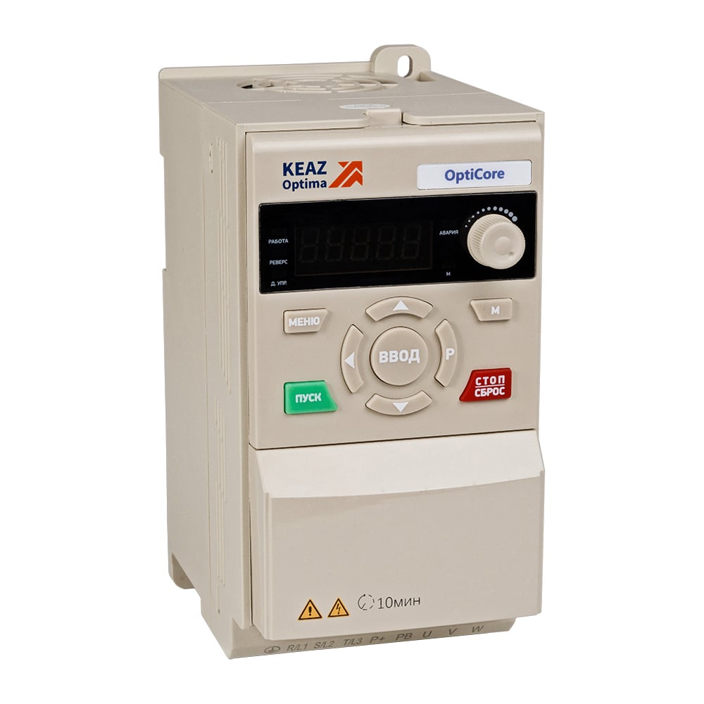 Изображение товара Преобразователь частоты КЭАЗ OptiCore B100-H0K75-220-Т 0.75 кВт RS-485
