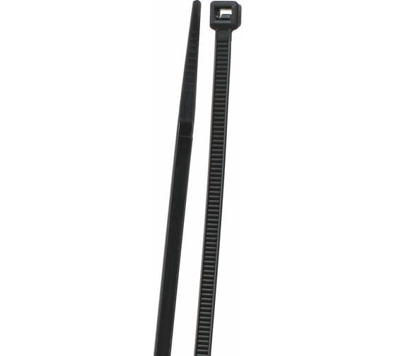 Изображение товара Стяжка Telecom нейлон 3.6х150мм, черная 100шт TIE3.6X150MM-B