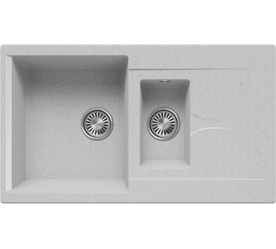 Изображение товара Кухонная мойка Polygran brig-870 №314 светло-серый 854963