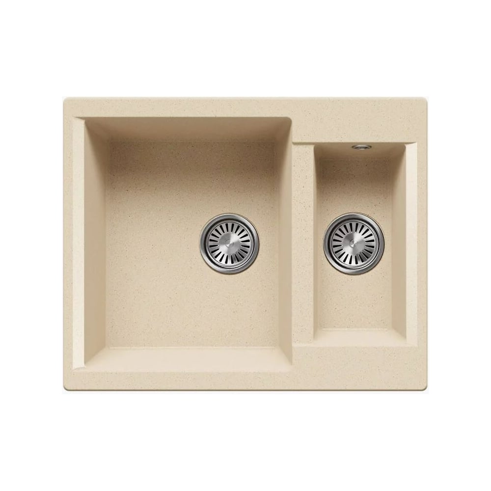 Изображение товара Кухонная мойка Polygran brig-620 опал из искусственного гранита врезная