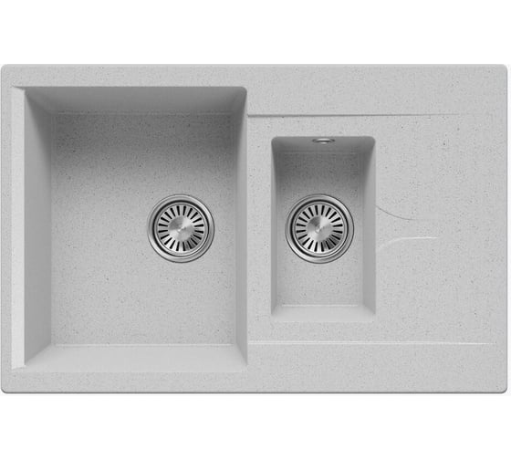 Изображение товара Кухонная мойка Polygran brig-770 №314 светло-серый 854918