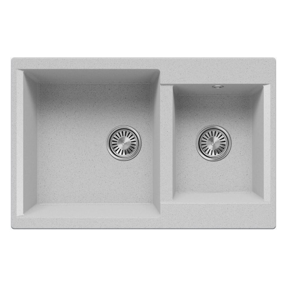 Изображение товара Кухонная мойка Polygran brig-772 №314 светло-серый матовая