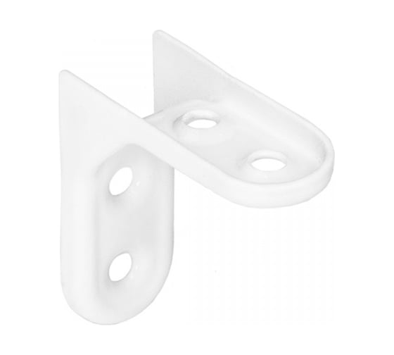 Изображение товара Полкодержатель AKS MONO 100x100x1.2 мм, белый 68536