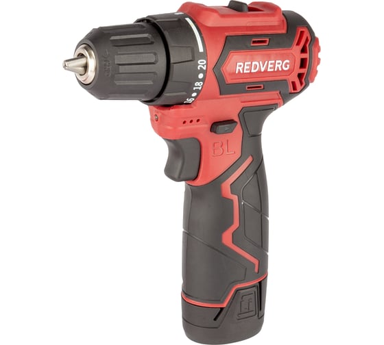 Изображение товара Шуруповерт аккумуляторный бесщеточный REDVERG RD-SD12BL 6679855