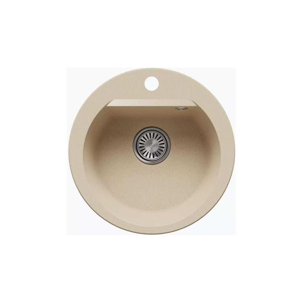 Изображение товара Кухонная мойка Polygran Atol-520 №328 опал матовая врезная искусственный мрамор