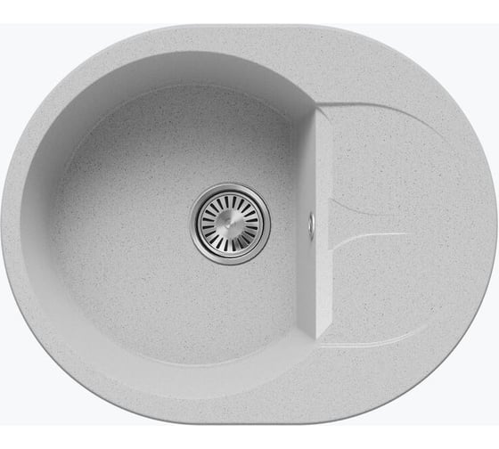 Изображение товара Кухонная мойка Polygran atol-620 №314 светло-серый 854833