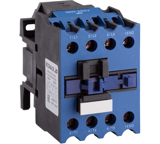 Изображение товара Контактор КЭАЗ ПМЛ-2100 УХЛ4 Б 25А кат. 24В AC 110571