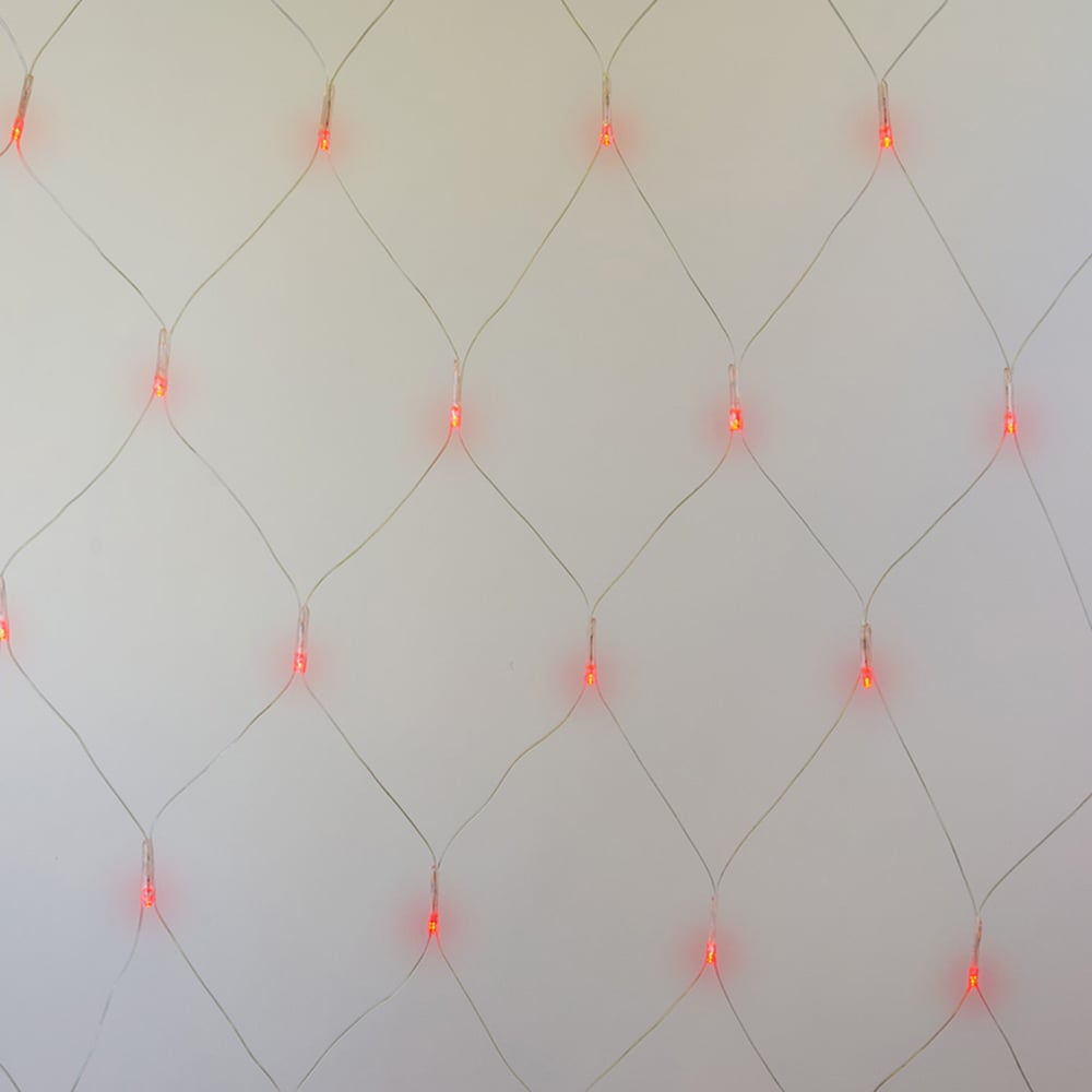 Изображение товара Светодиодная сетка Uniel ULD-N2520-240/DTA RED IP20 240 светодиодов красный 2.5 м