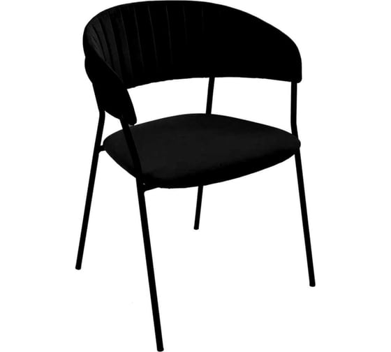Изображение товара Стул Фабрикант ткань Velur, v 34(черный), softBL Сирена 4600811930839