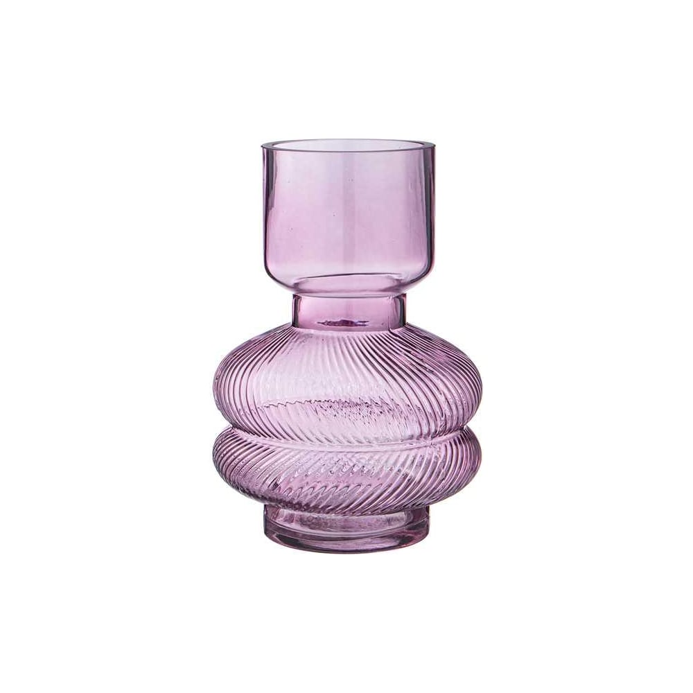 Изображение товара Стеклянная ваза Lefard FUSION VIOLET 15 см диаметр 22 см высота