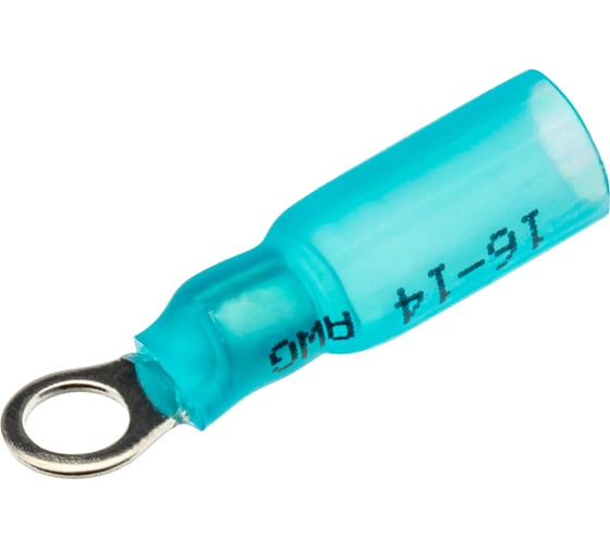 Изображение товара Наконечник duwi НКИ 2,5-4 кольцо 2,5мм термоусадка синий 10шт 26567 6