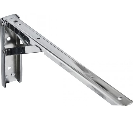 Изображение товара Полкодержатель AKS складной, 350x135x30 мм, модель 2, хром 73516