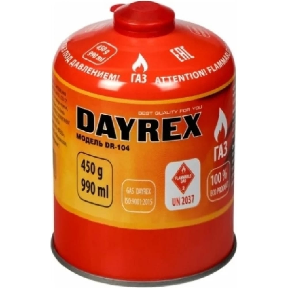 Резьбовой газовый баллон DAYREX резьбовой газовый баллон dayrex