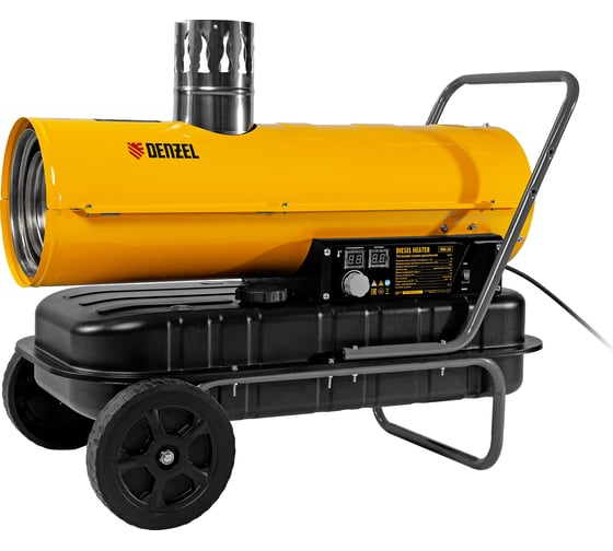 Изображение товара Дизельная тепловая пушка Denzel nhg-20i, 20 кВт, 600 м3/ч, непрямой нагрев, цифровой термостат 96491