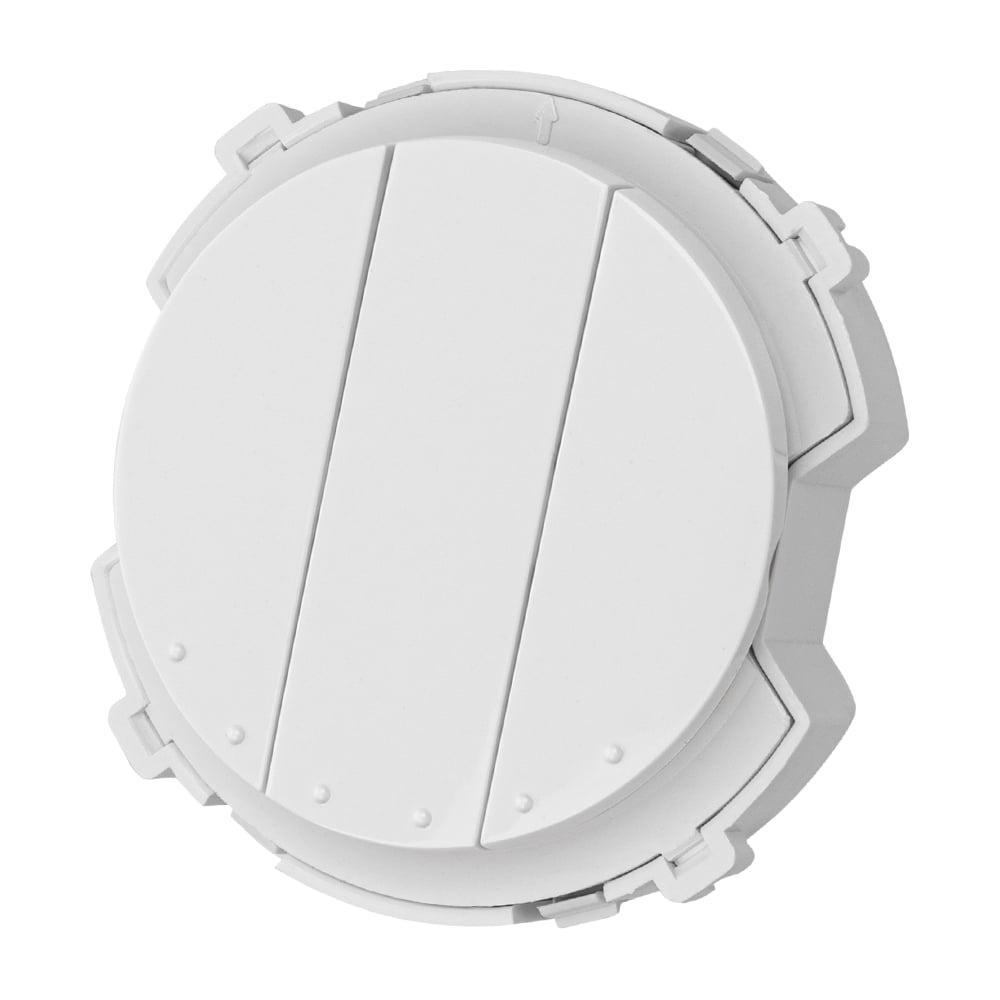 Изображение товара 3-клавишный выключатель TDM ELECTRIC Байкал 16А 250В белый