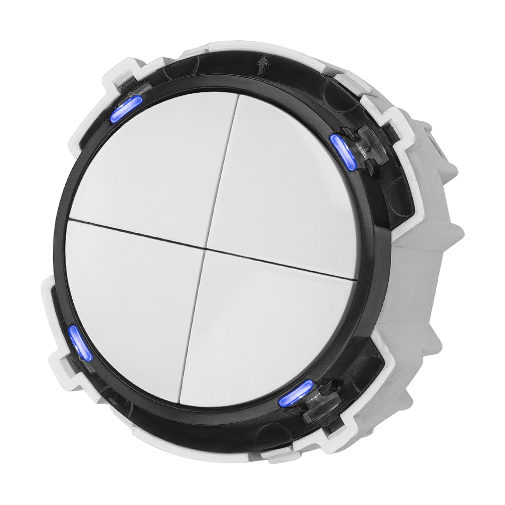 Изображение товара 4-клавишный выключатель TDM ELECTRIC серия Байкал 16А 250В белый