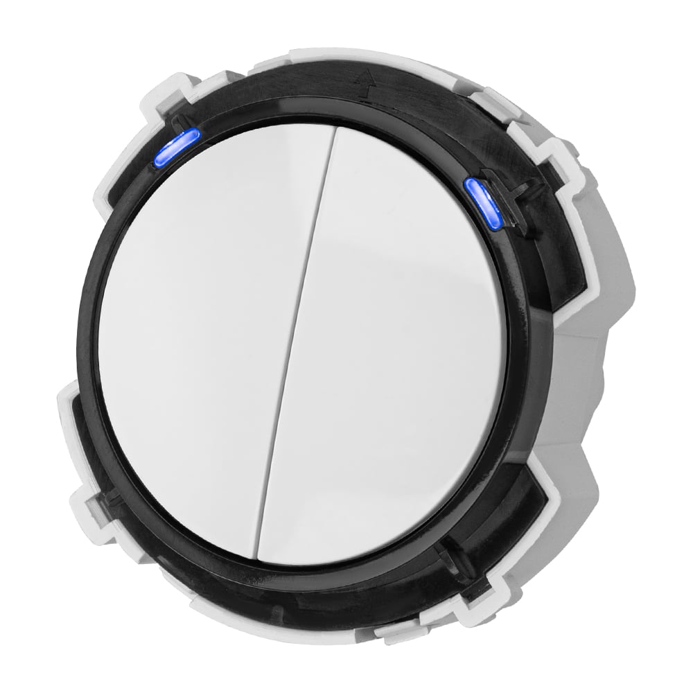 Изображение товара Проходной выключатель TDM ELECTRIC 16А 250В белый механизм Байкал