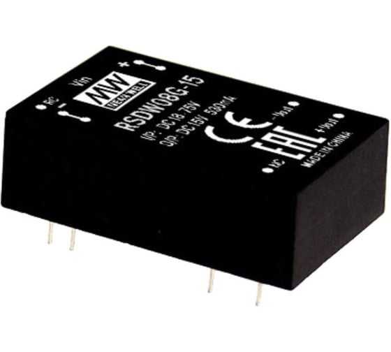 Изображение товара DC/DC преобразователь RSDW08F-12 Mean Well Т03175960