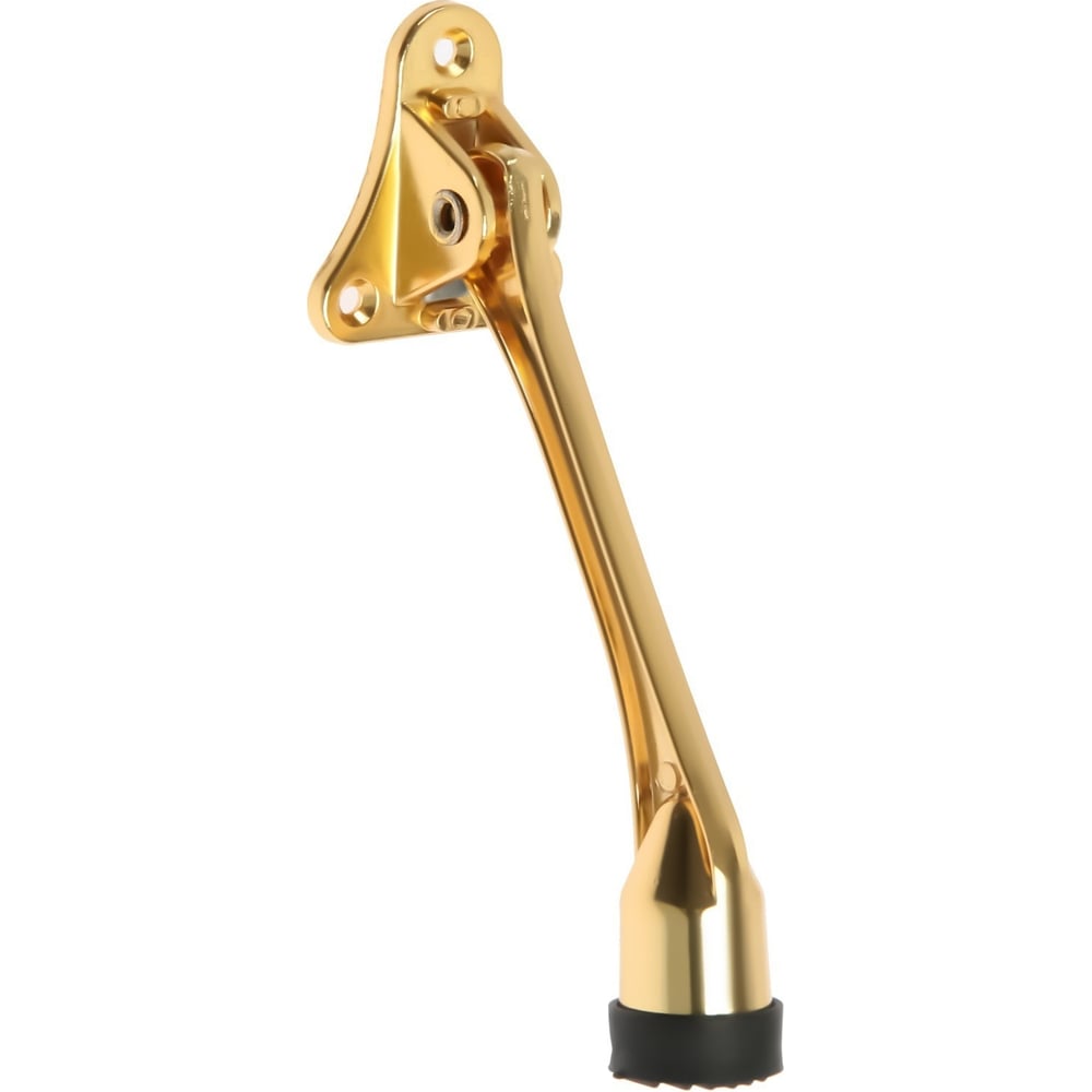 Изображение товара Фиксатор дверной LOCKLAND "Козья ножка" золото, упор для двери, прочный цинковый сплав