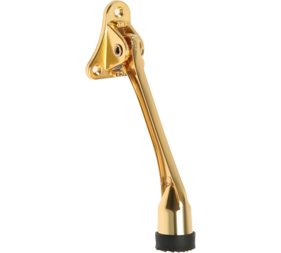 Изображение товара Фиксатор дверной LOCKLAND "козья ножка", цвет золото 9351751