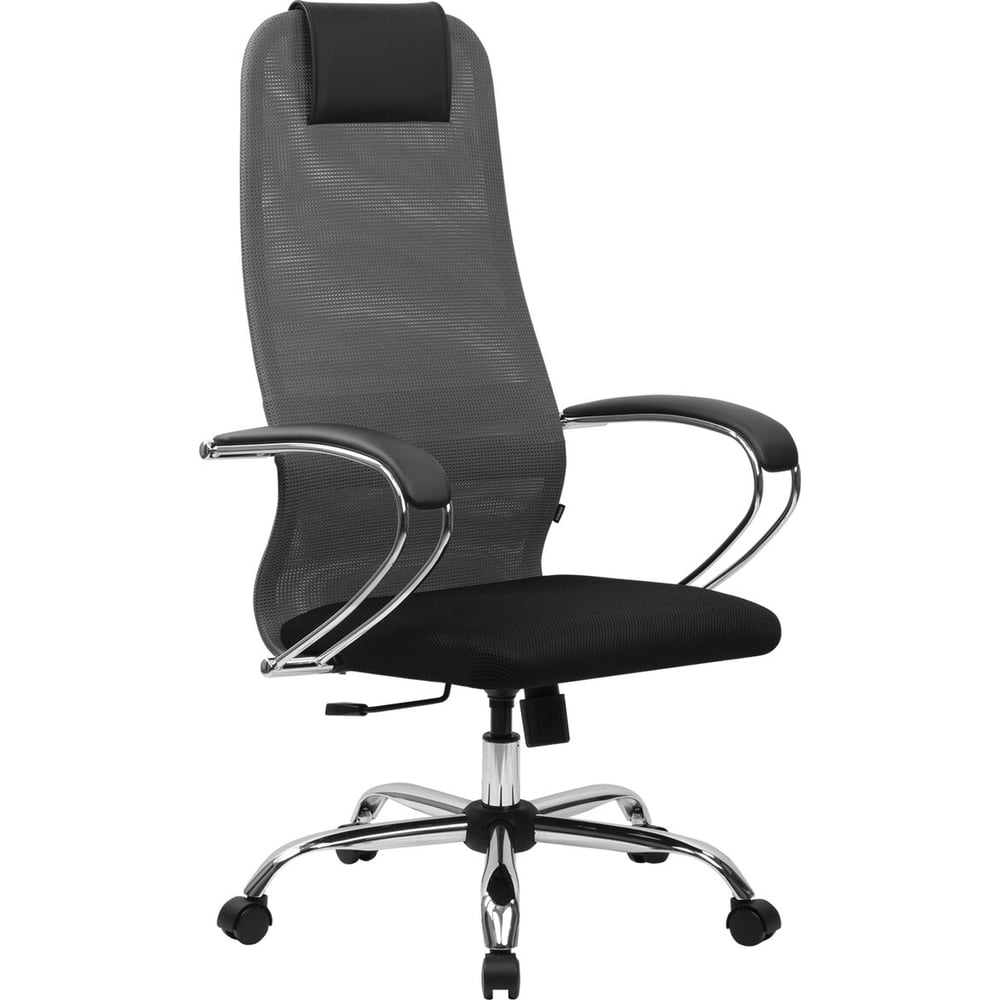 Изображение товара Офисное кресло BRABIX Premium Ultimate Ex-800 хром с сеткой и регулируемой высотой