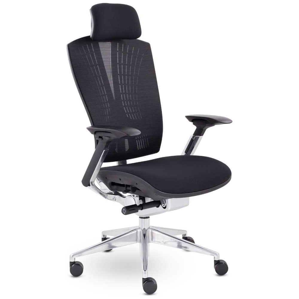 Изображение товара Кресло офисное UTFC EPIK E-222-G S001-115 черное современное с регулировками