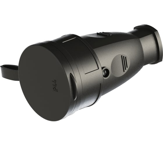 Изображение товара Переносная розетка SVET РА 16-005 УХЛ3, каучук, с крышкой SV0303-0005