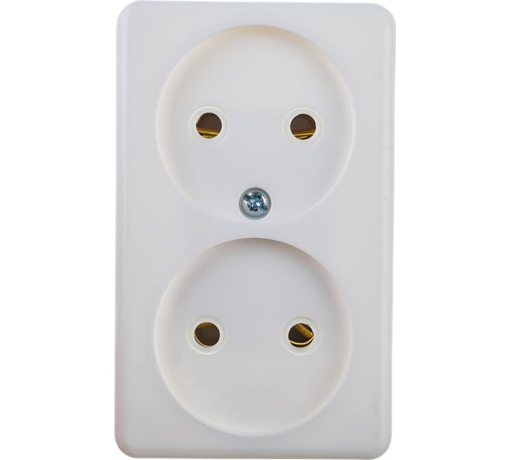 Изображение товара Розетка SVET откр.уст. 2-мест. РА16-008 90 SV0925-0141