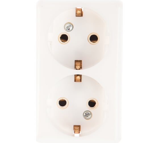 Изображение товара Розетка SVET откр.уст. 2-мест. с з/к РА16-011 60 SV0925-0149