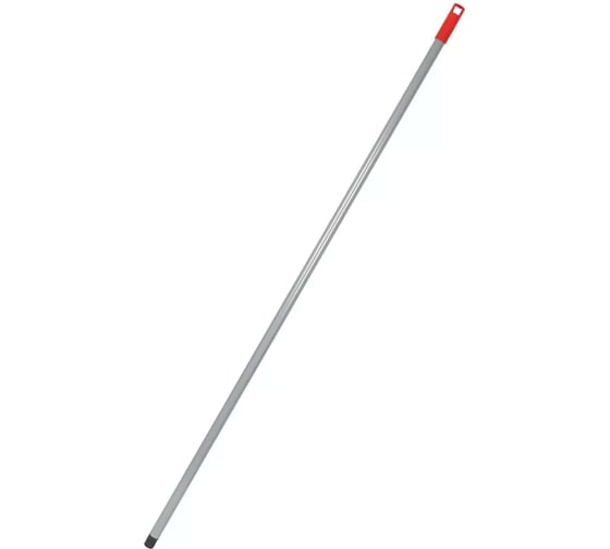 Изображение товара Ручка для швабры NV алюминиевая, цвет красный, 130 см, с резьбой NV-138R